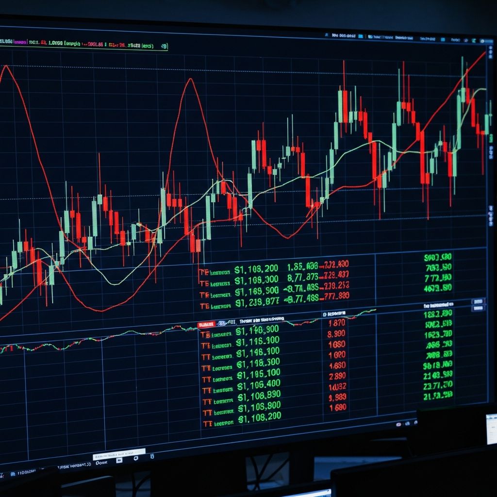Chaotic trading chart
